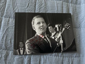 Foto AUTÓGRAFO 1A firmada por Kenny Lovelace 4x6 Jerry Lee Lewis - Imagen 1 de 1