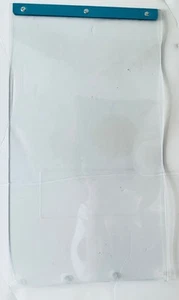 2 pezzi di ricambio per porte per cani 17,5" x 10" vinile trasparente con striscia metallica - Foto 1 di 5