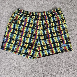 Vintage Nike Shorts Mens XL Swim Trunks Abstract X-Ray Acid Retro Lined Beach - Picture 1 of 15