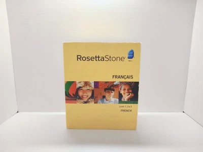 Rosetta Stone French Level 1, 2, 3 with Audio Companion - Full Version, Complete - Image 1 of 4