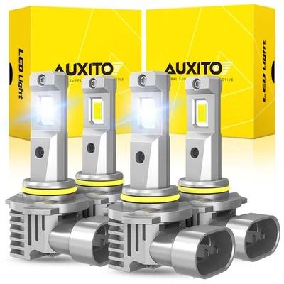 4 светодиодные противотуманные лампы H10 9145 6500K белые яркие суперрегулируемые - Изображение 1 из 4