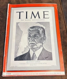 Time Magazine May 1941 Argentina's Castillo - Picture 1 of 2