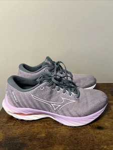 NEW Mizuno Wave Inspire 19 Women's Sz 9.5 Running Shoes ~ Wisteria/White/Coral - Picture 1 of 9
