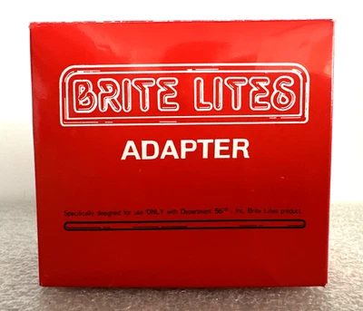 Department 56 Brite Lites Adapter Dual Output 52256 Village Accessories White - Image 1 of 4