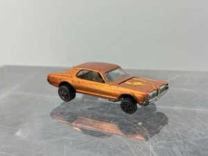 Custom Cougar Orange 1968 Redline Hot Wheels Mattel Vintage Redline RL - Picture 1 of 9