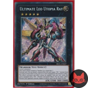 Yugioh Ultimativer Löwe Utopie Strahl BROL-DE027 Secret Rare 1. Auflage - Bild 1 von 1
