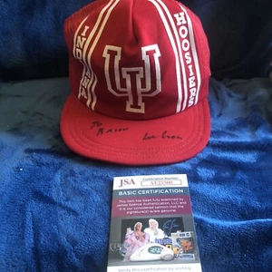 Vintage Indiana Hoosiers Hat Autographed Signed JSA Lee Corso - Picture 1 of 7