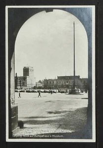 GERMANY 1119-LEIPZIG -Blick auf Eropahaus u. Museum (Real Photo (RPPC) - Picture 1 of 2