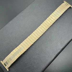 Vintage Bulova Accutron Gold Fill Watch Metal Band Bracelet NOS BU-46 - Picture 1 of 9
