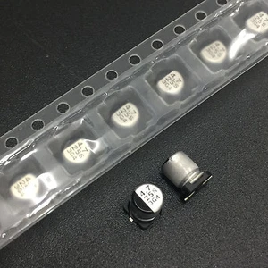 10pcs 4.7uF 25V Pana 4x5.4mm 25V4.7uF SMD Electrolytic Capacitor - Picture 1 of 2