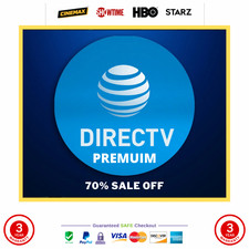 DIRECT TV PREMIER PACKAGE 330+CHA 36 months WARRANTY HBO Showtime Cinemax Starz