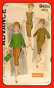 Teen Jr MAGLIONE Blusa GIACCA Separati Modello Avanzato 9469 Vintage 1960 NO ISTRUZIONI - Foto 1 di 4