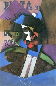 Torero by Juan Gris Giclee Fine Art Print Reproduction on Canvas - Picture 1 of 1