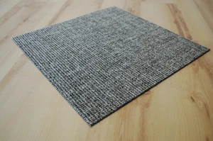 Alfombra azulejo Balta Craft 90 gris claro 50x50 cm C-s1 alfombra azulejos B1 gris - Imagen 1 de 2
