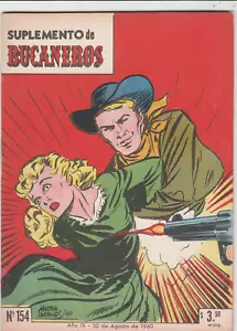 SUPLEMENTO DE BUCANEROS 154 EDITORIAL BOIS 1960 ARGENTINA CÓMIC ESPAÑOL - Imagen 1 de 1