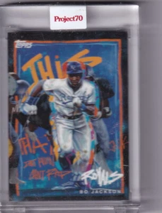 2021 Topps Project 70 Bo Jackson card #449. nrmt-mt - Foto 1 di 1
