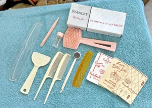 Lote De Colección Stanley Home Products Peines, Blocs De Memo, Herramienta De Manicura, Cepillo y Más - Imagen 1 de 12