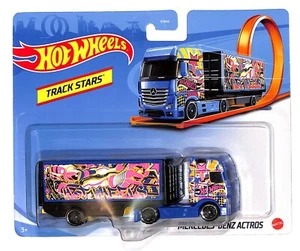 2022 Hot Wheels GRV12 Mercedes-Benz Actros HW: Track Stars Haulers {Blue} - Picture 1 of 1
