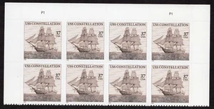 Scott #3869 USS Constellation Plate Block of 8 Stamps - MNH Top - Picture 1 of 1