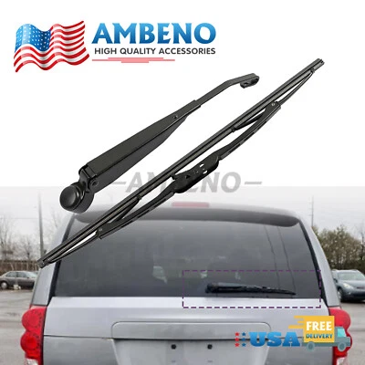 Rear Wiper Arm & Blade For 2008-2016 DODGE GRAND CARAVAN CHRYSLER TOWN & COUNTRY Foto 1 de 4