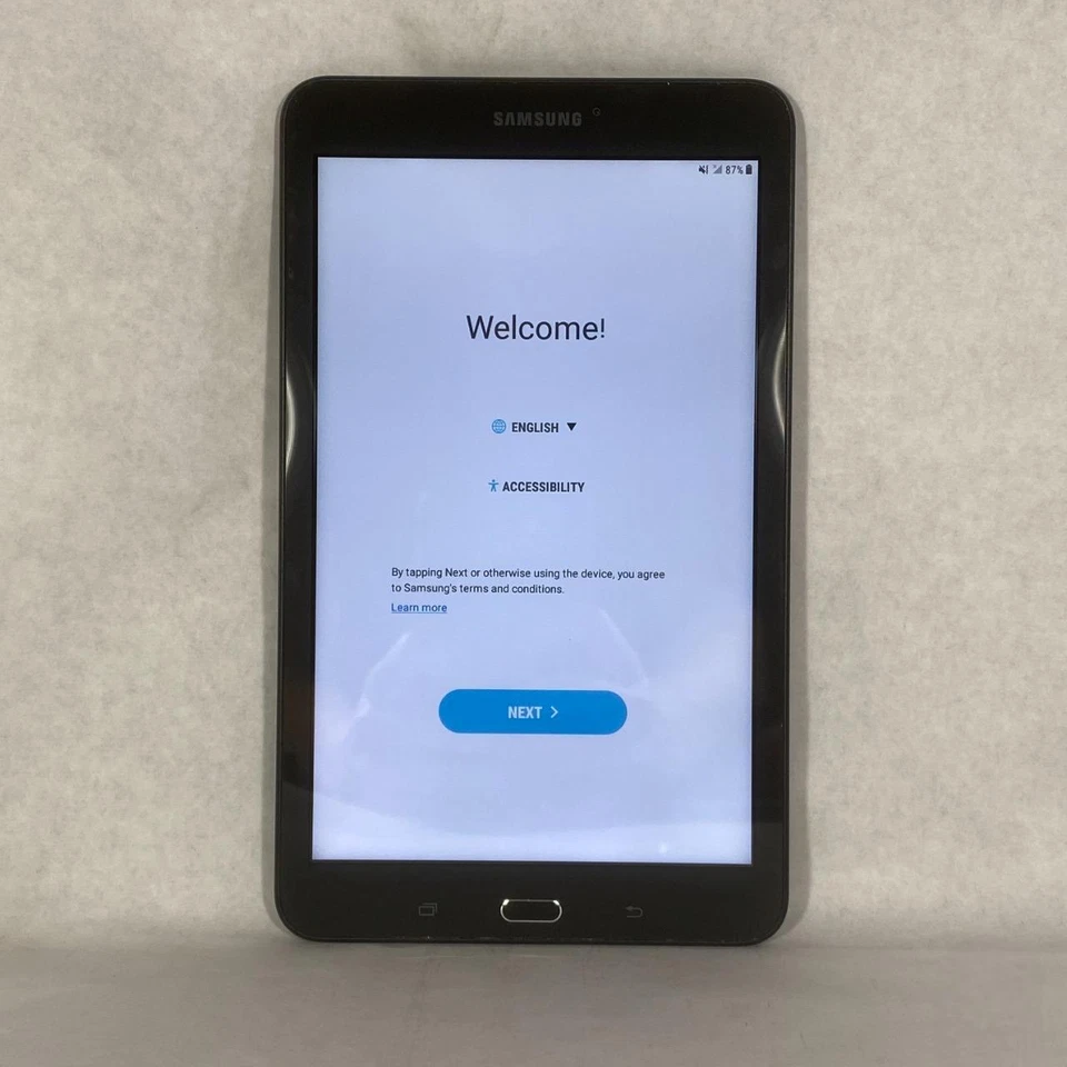 (*Read*) Samsung Galaxy Tab E 8.0 SM-T377V Verizon 16GB 8" Android 4G LTE Tablet - Image 1 of 4