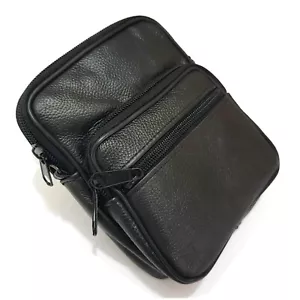 Leder Umhängetasche Gürteltasche Schultertasche Reisetasche Freizeit Tasche - Bild 1 von 3