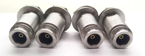 HP Agilent Type N Female to SMA Female Connector Bulkhead Adapter 4 Count - Picture 1 of 4