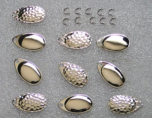 20 Teile Spinner selbe bauen,10 French Spinner Blätter ,Spinner Gelenke,Neu - Bild 1 von 2