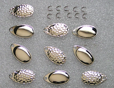 20 Teile Spinner selbe bauen,10 French Spinner Blätter ,Spinner Gelenke,Neu - Bild 1 von 2