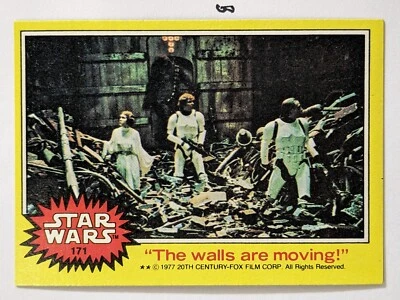 The walls are moving! 1977 Topps Star Wars Series 3 Card #171 SHARP (B) - Image 1 of 2