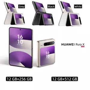 Huawei Pura X HarmonyOS 5.0.1 256GB/512GB IPX8 6.3'' Foldable Phone Original - Picture 1 of 15