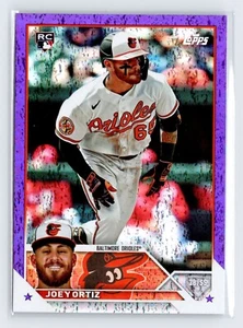 2023 Topps Update Joey Ortiz Purple /799 Rookie RC #US126 Orioles - Bild 1 von 2