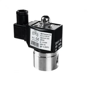 FSA Magnetventil Edelstahl 304 3/8" 230V AC 0-10 bar EPDM stromlos geschlossen - Bild 1 von 7