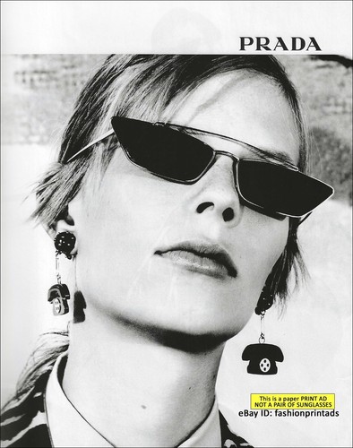 PRADA ANNUNCIO STAMPA 3 pagine primavera 2018 LEXI BOLING Gisele Fox SILKE VAN DAAL