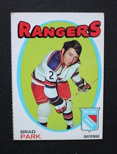 Topps 1971-72 NHL Hockey Card - Brad Park - New York Rangers #40 - Foto 1 di 2