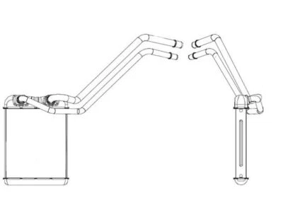Para Chevrolet Trailblazer EXT 2003-2006 núcleo de calefacción TYC 93453VZYM 2004 2005 Foto 1 de 2