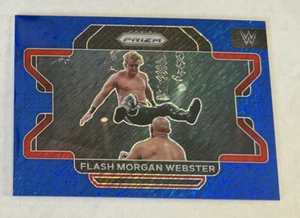 2022 Panini Prizm WWE Flash Morgan Webster #13 FOTL Blue Shimmer 01/10 NXT UK - Picture 1 of 2