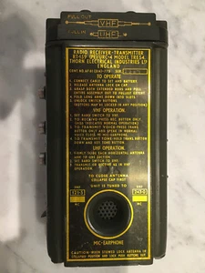 RT-159 MILITARY AIPLANE PILOT EMERGENCY VHF UHF RADIO model TRE54 THORN INDUSTR - Picture 1 of 9