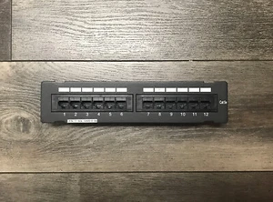 C5E 12-PORT PATCH PANEL (USED) L2 - Picture 1 of 2