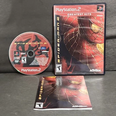 Spider Man 2 PlayStation 2 PS2 Complete Greatest Hits - Image 1 of 4