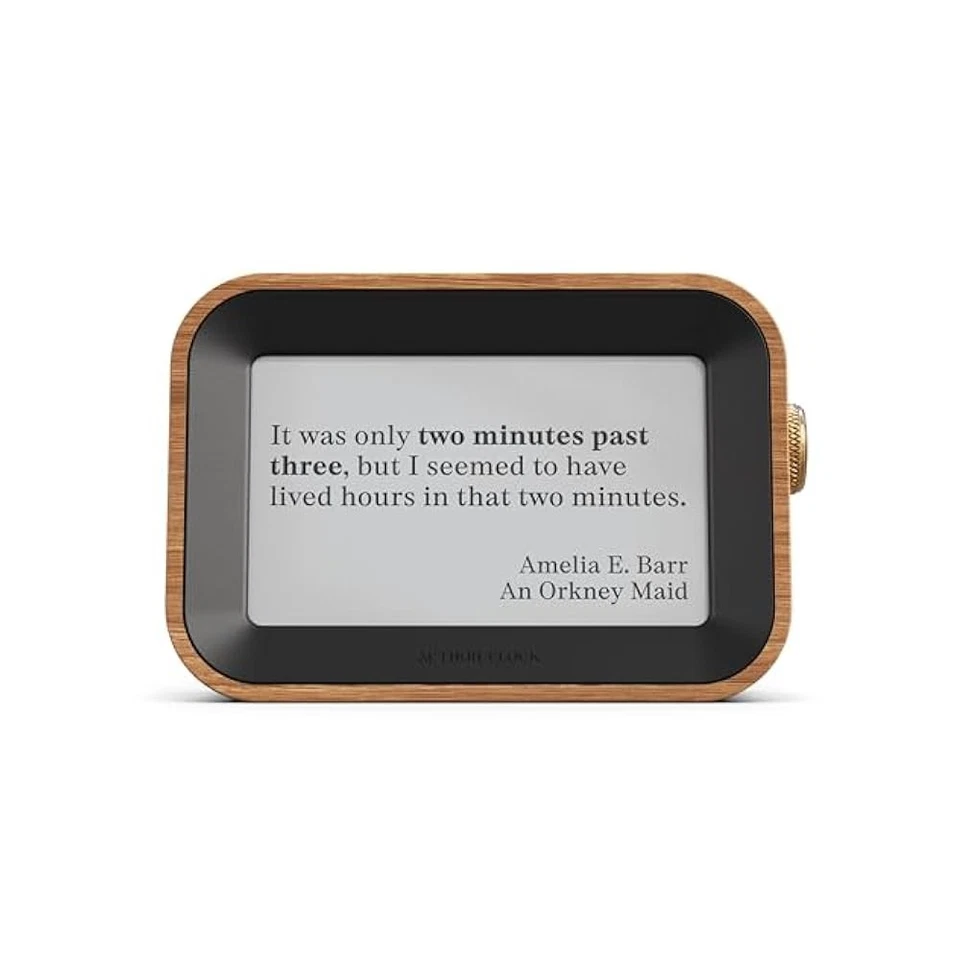 Author Clock Volume 1 Literary Digital Clock AC-01A