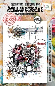 Juego de sellos transparentes de fotopolímero AALL And Create A7-Inked Adventures 5A002FK4-1GGYR - Imagen 1 de 1