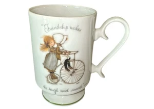 Vintage Holly Hobbie ~ Porcelain Pedestal Coffee/Tea Mug - Picture 1 of 6