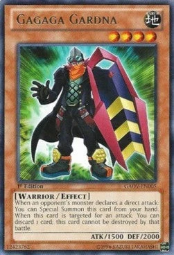 YuGiOh Gagaga Gardna GAOV-EN005 Rare Englisch Neu unl. - Bild 1 von 2