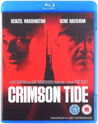 CRIMSON TIDE (Denzel Washington Gene Hackman) New Region Free Blu Ray - Image 1 of 2