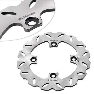 For Kawasaki Ninja ZX6R 600 636 98-15 Z1000 2003-06 Rear Brake Disc Rotor Silver Foto 1 de 4