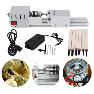 DIY Mini Lathe Wood Bead Lathe Multi Metal, Drilling Milling Machine - Picture 1 of 2