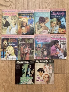 Job Lot Of 10 x WOMAN'S WEEKLY LIBRARY - MY WEEKLY 1960s/70s STORIES - Picture 1 of 16