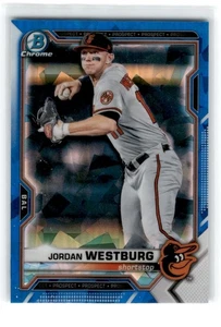 2021 Bowman Chrome Prospects Sapphire Jordan Westburg Baltimore Orioles #BCP-98 - Bild 1 von 2