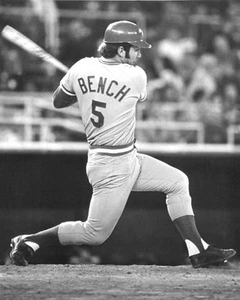 1973 Cincinnati Reds JOHNNY BENCH Glossy 8x10 Photo Baseball Print HOF 89 - Picture 1 of 1